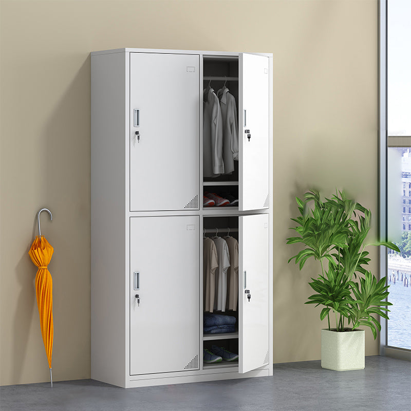 Hinged Contemporary Wardrobe Armoire Metal Wardrobe Cabinet for Home