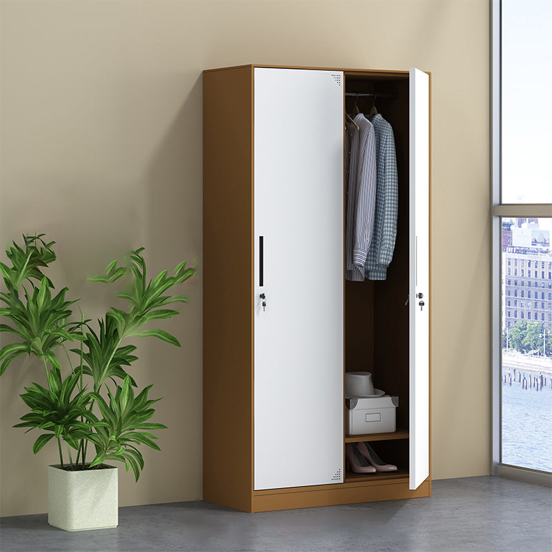 Hinged Contemporary Wardrobe Armoire Metal Wardrobe Cabinet for Home