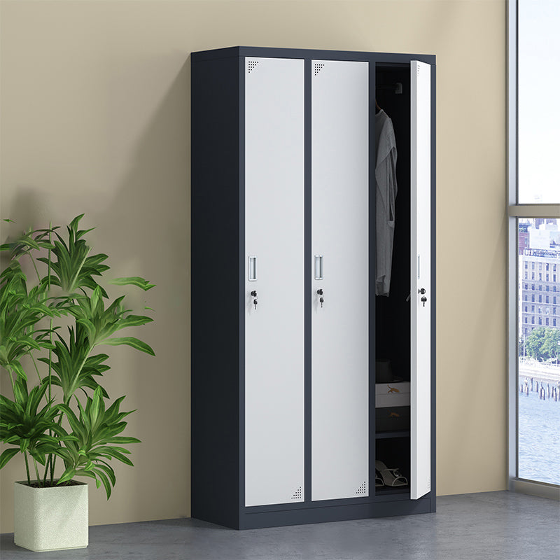 Hinged Contemporary Wardrobe Armoire Metal Wardrobe Cabinet for Home