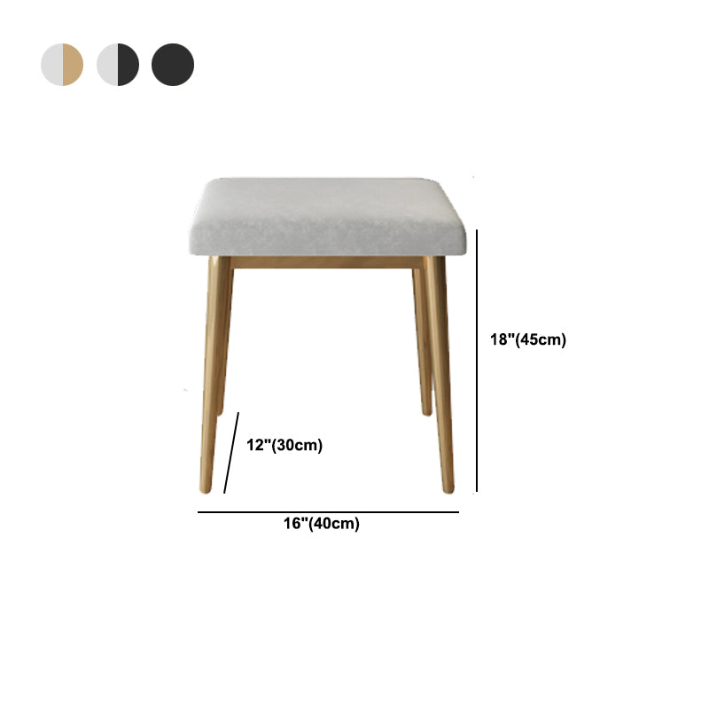 Wood and Metal Vanity Table with Stool Accent 5 Drawers Makeup Desk