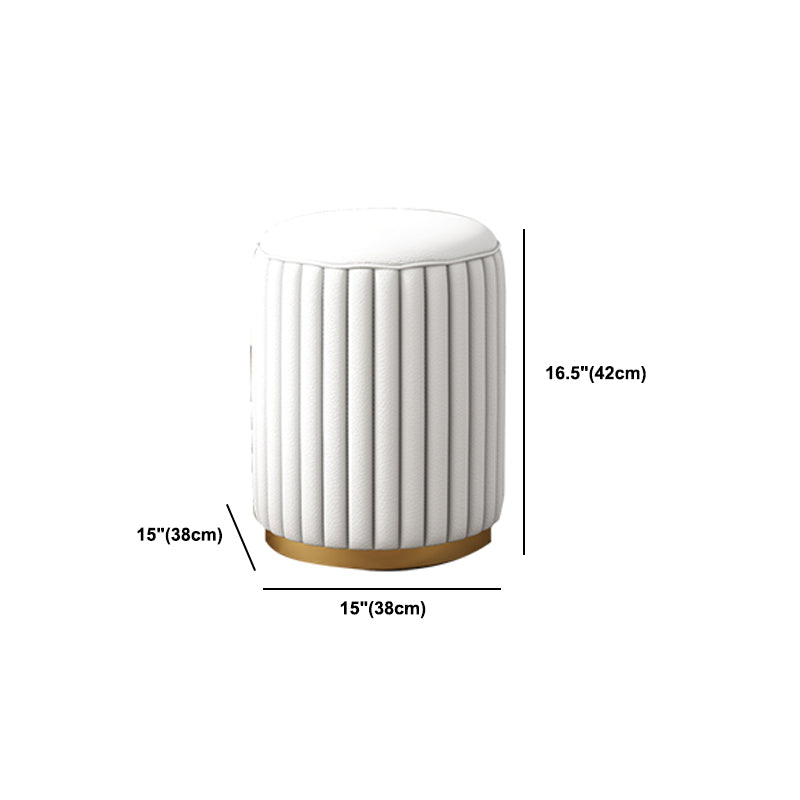 White Vanity Straight Feet Desk Stone Top Dressing Table Stool Set