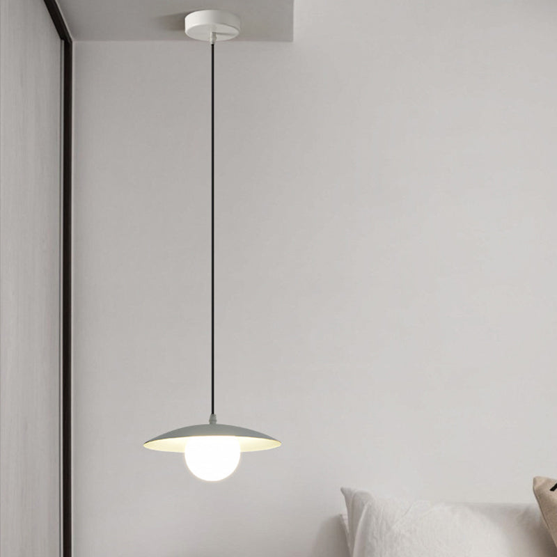 Industrial White Ceiling Light Glass Kitchen Island Lighting for Home