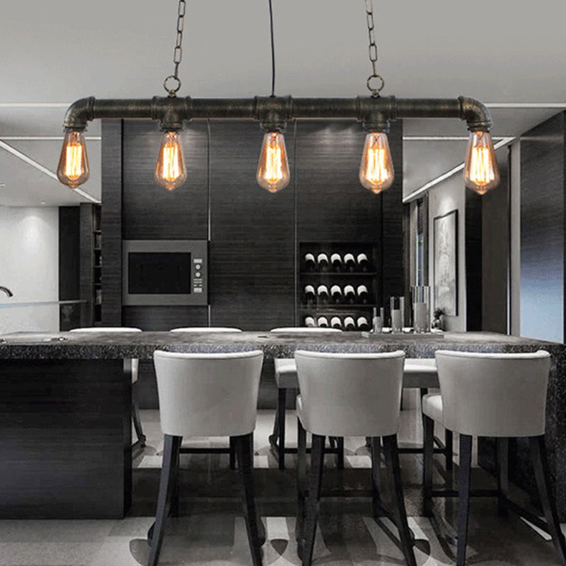 Industrial Ripe Island Light Household Hanging Lighting Fixture for Dining Room