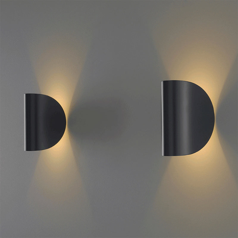 Minimalist Swivel Wall Sconce Macaron Curve Wall Light Fixture