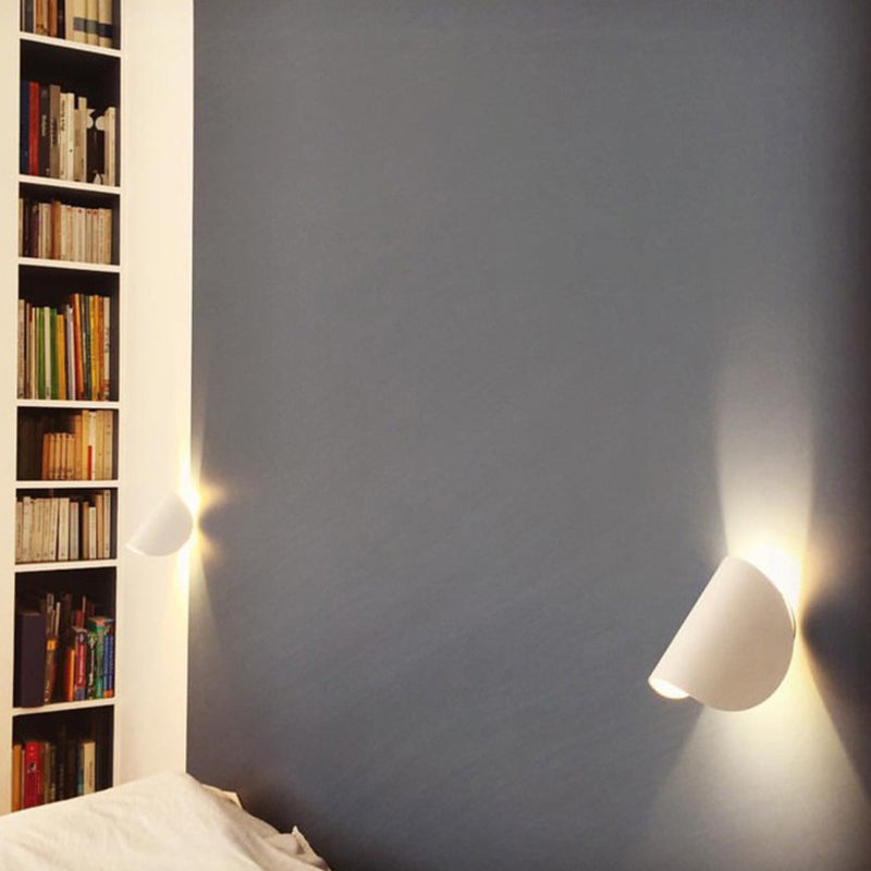 Minimalist Swivel Wall Sconce Macaron Curve Wall Light Fixture