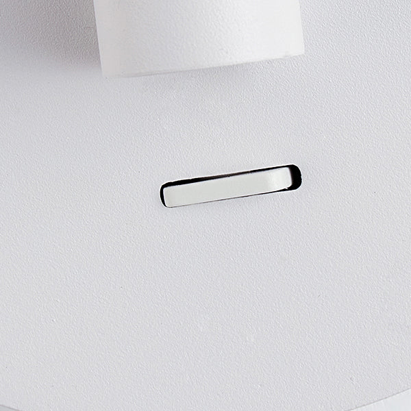 Modern Creative 1-Light Wall Lamp Cylindrical Iron Wall Light for Bedroom