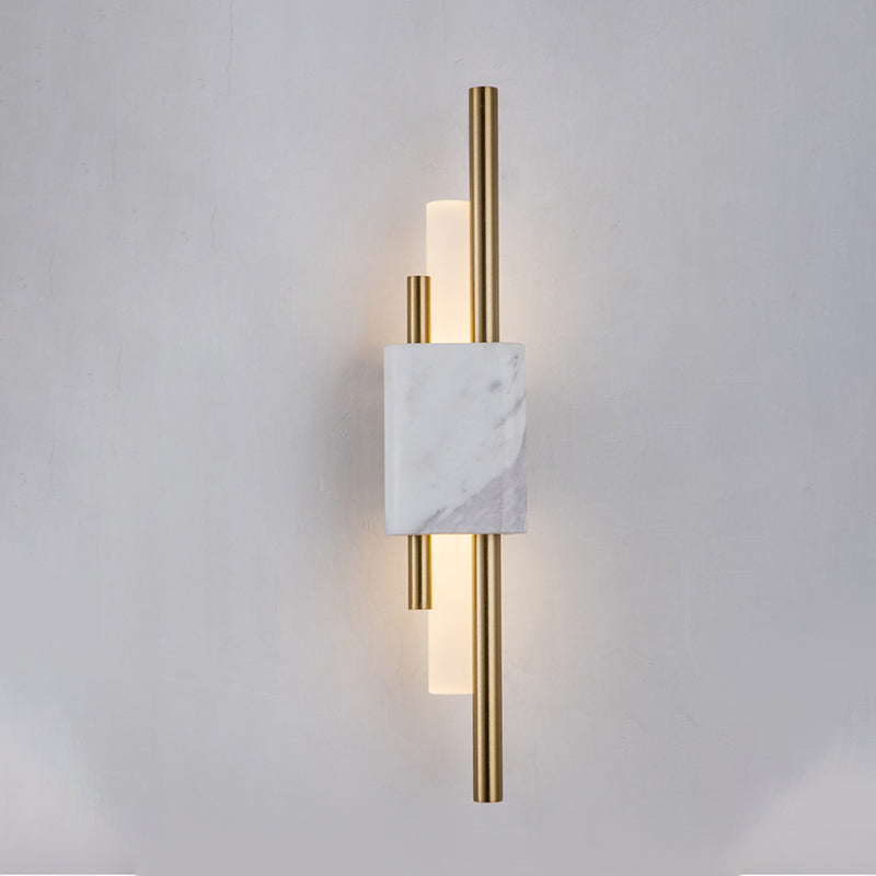 Modern Luxury LED Wall Lamp Iron Cylindrical Wall Sconce with Acrylic Shade
