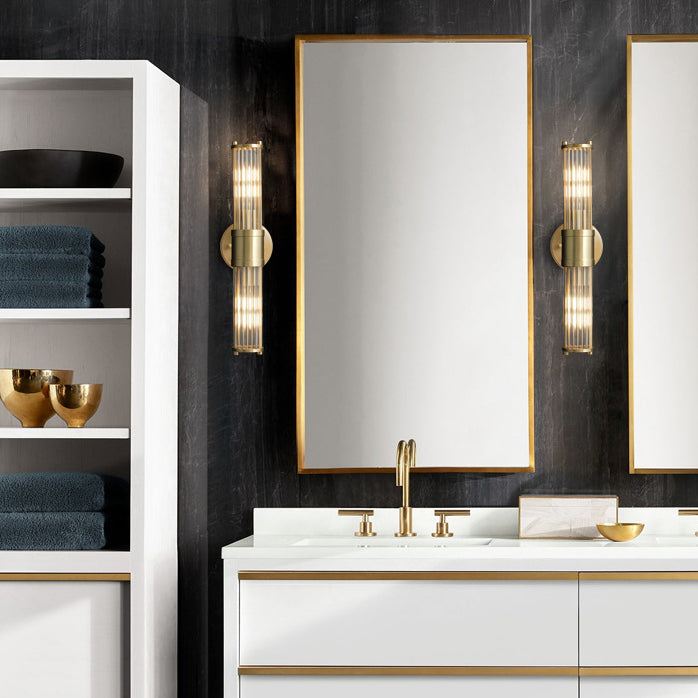 Crystal Linear Mirror Wall Lights Modern Mirror Wall Light Fixture