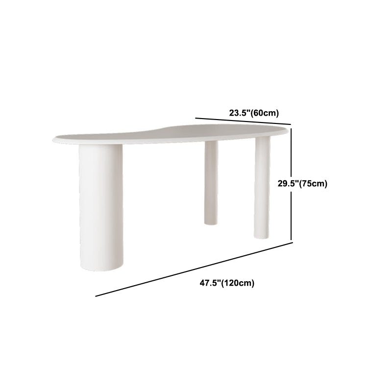 Solid Wood Unconventional Shape Writing Desk Modern Office Desk for Office