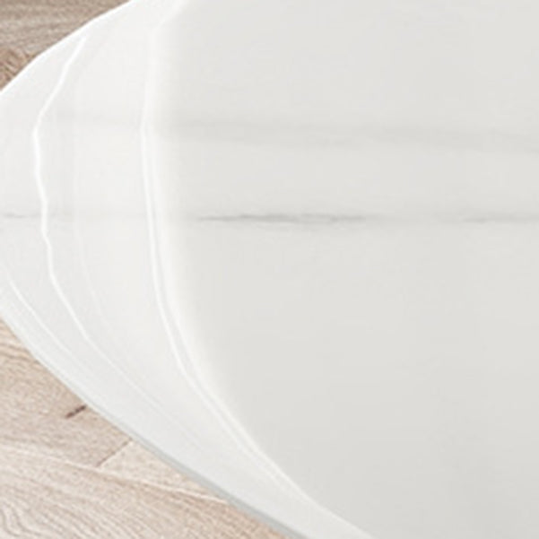 29.5-inch Writing Desk Rectangular White Office Desk with 3-drawer