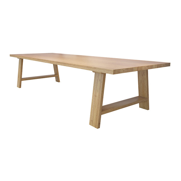 Modern Solid Wood Writing Desk Rectangular Writing Desk in Brown