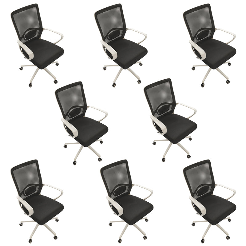 Modern Nylon Office Chair Slide Height-adjustable Desk Chair