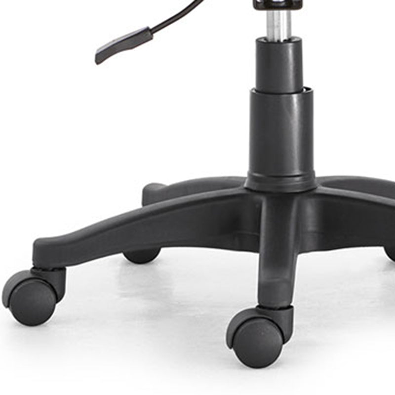 Mid-Back Swivel Office Chair Lumbar Support Desk Chair with Wheels