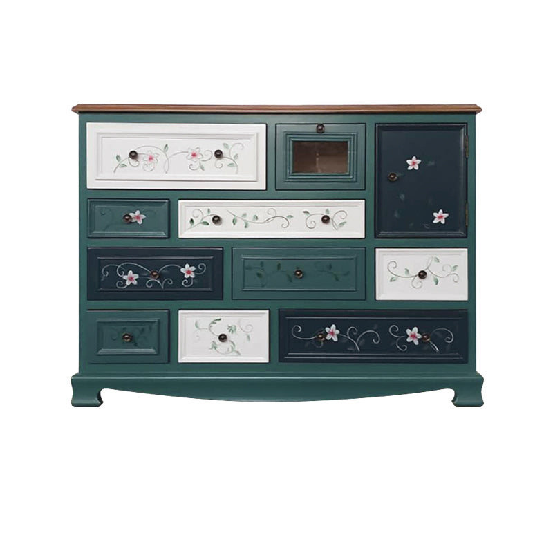 Wooden Storage Chest Vintage Bedroom Storage Chest Dresser with 10 / 12 Drawers