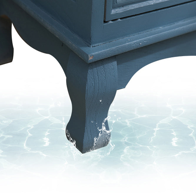 14" D Solid Wood Storage Chest Traditional Vertical Lingerie Chest with Drawers