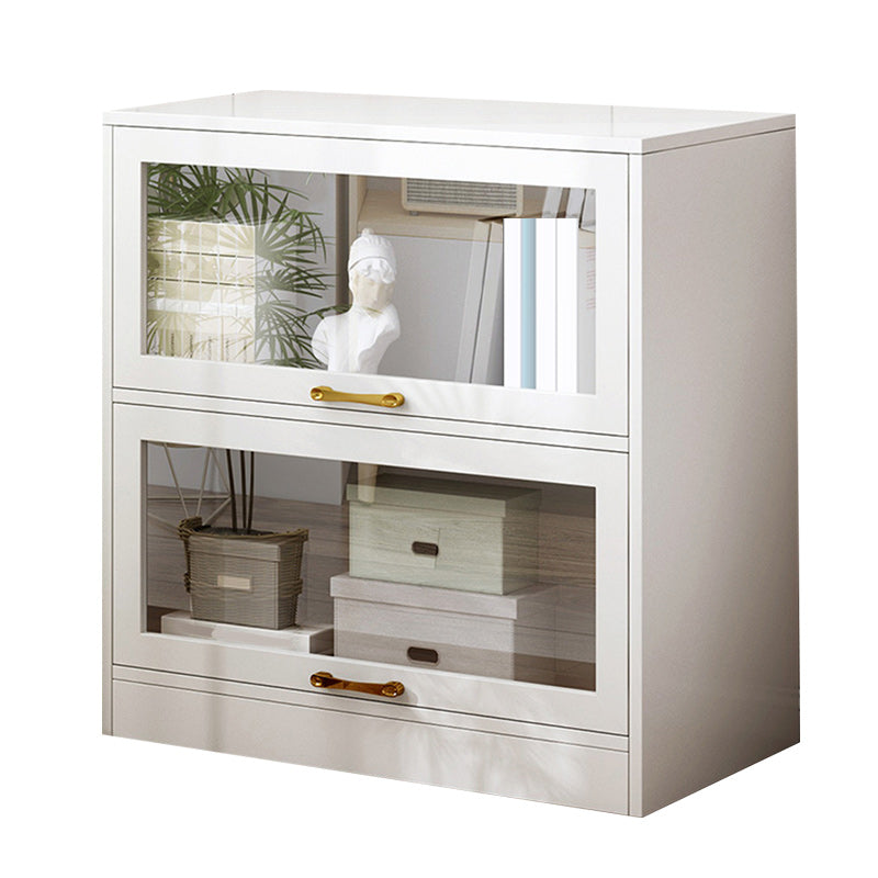 Modern Engineered Wood Bookshelf Standard Closed Back Bookcase