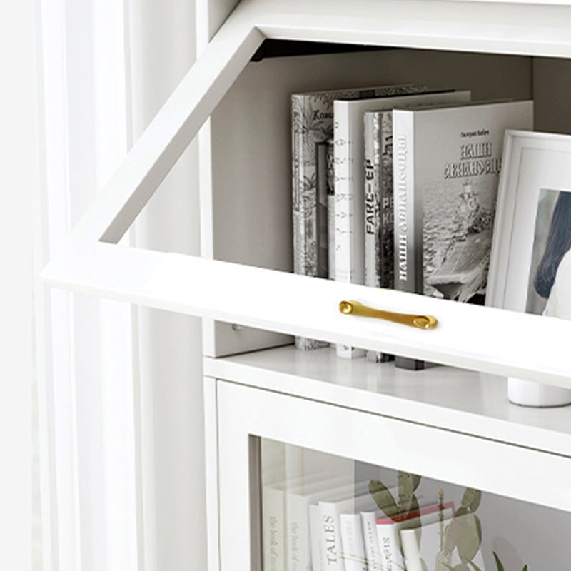 Modern Engineered Wood Bookshelf Standard Closed Back Bookcase