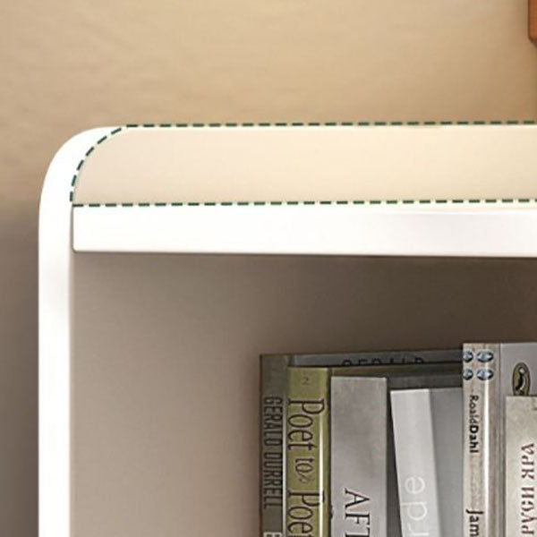 47" H Standard Shelf Bookcase Open Back Modern Engineered Wood Shelf Bookshelf