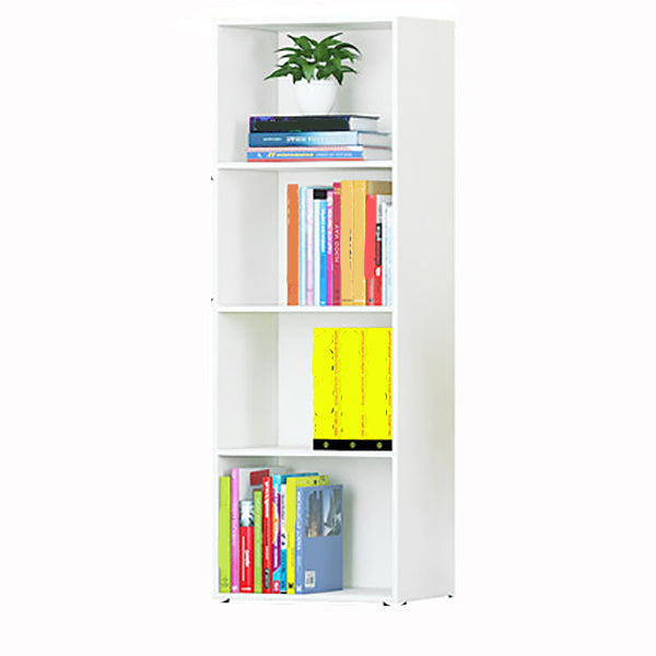 Modern Engineered Wood Bookcase Closed Back Standard Book Shelf for Living Room