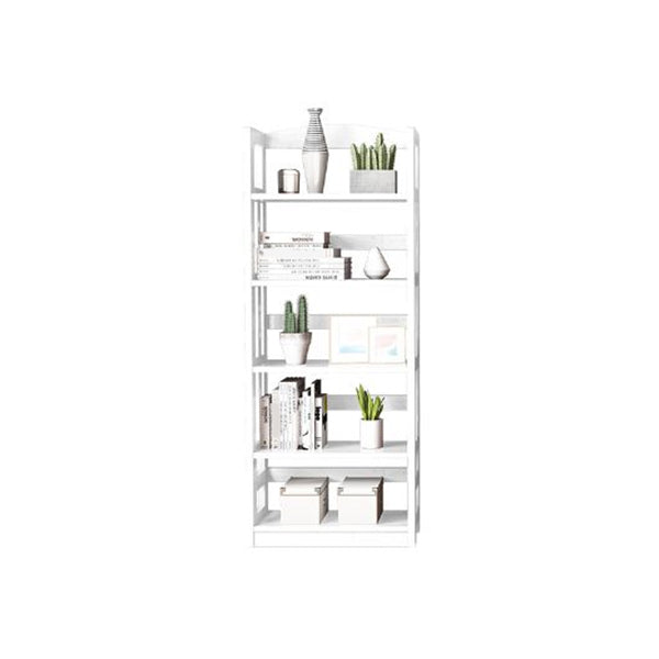 Wooden Etagere Modern Shelf Bookcase Vertical Bookcase for Living Room