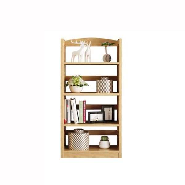 Wooden Etagere Modern Shelf Bookcase Vertical Bookcase for Living Room