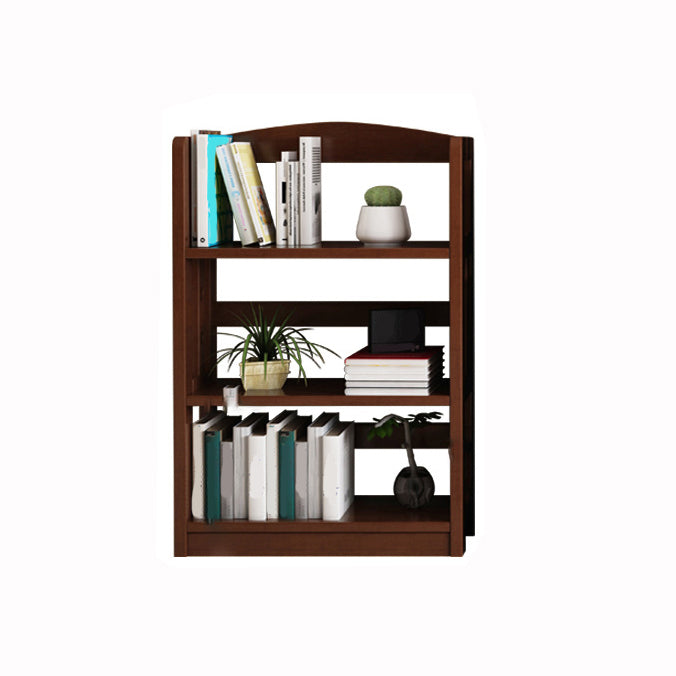 Wooden Etagere Modern Shelf Bookcase Vertical Bookcase for Living Room