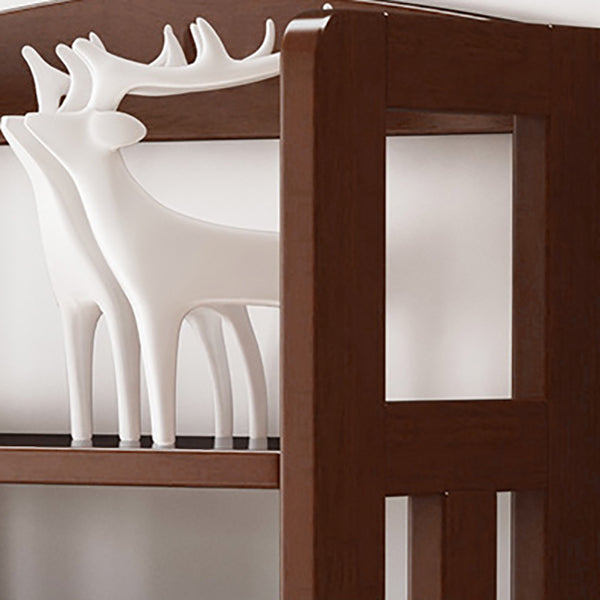 Wooden Etagere Modern Shelf Bookcase Vertical Bookcase for Living Room