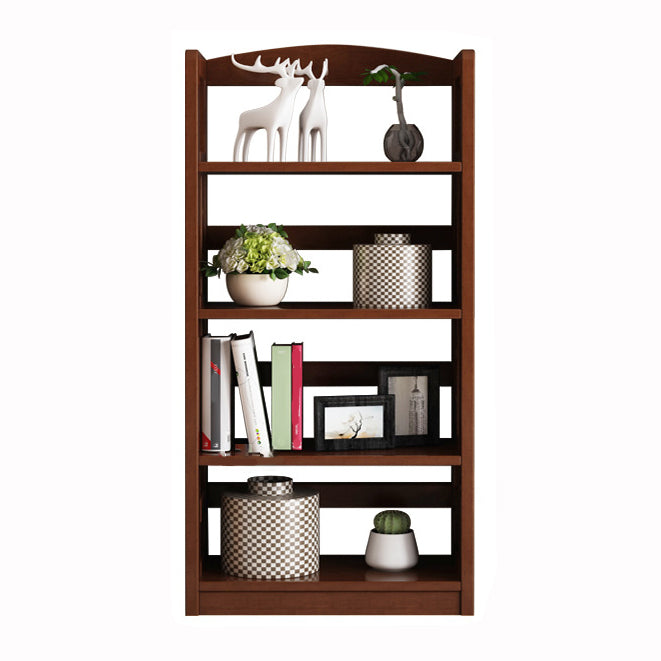 Wooden Etagere Modern Shelf Bookcase Vertical Bookcase for Living Room