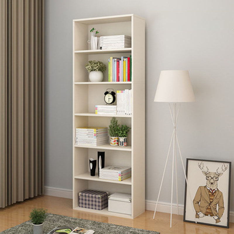 Modern Vertical Bookcase Artificial Wood Bookshelf for Bedroom , 23.5" W X 12" D X 71" H
