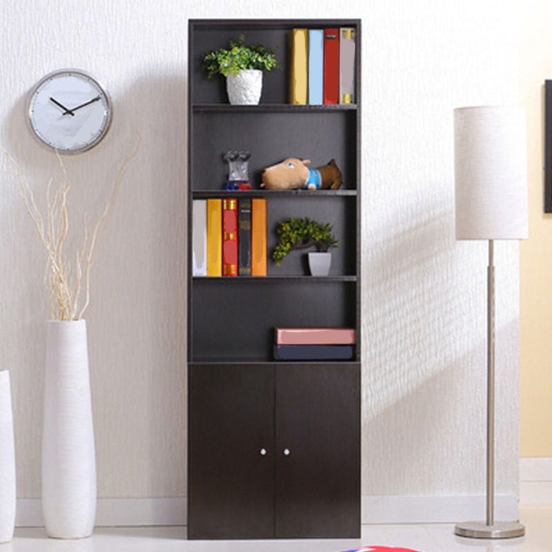 Modern Vertical Bookcase Artificial Wood Bookshelf for Bedroom , 23.5" W X 12" D X 71" H