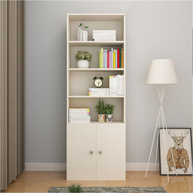 Modern Vertical Bookcase Artificial Wood Bookshelf for Bedroom , 23.5" W X 12" D X 71" H