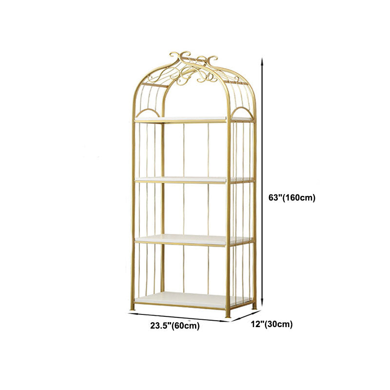 Metal Bookshelf Modern Etagere Bookcase Storage and Display Shelves