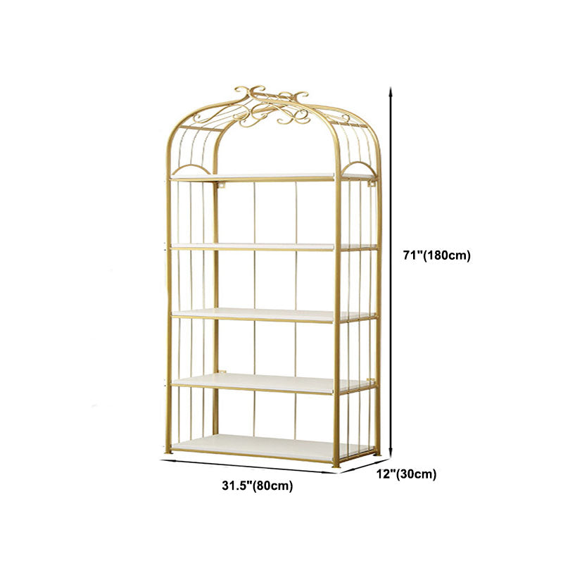 Metal Bookshelf Modern Etagere Bookcase Storage and Display Shelves