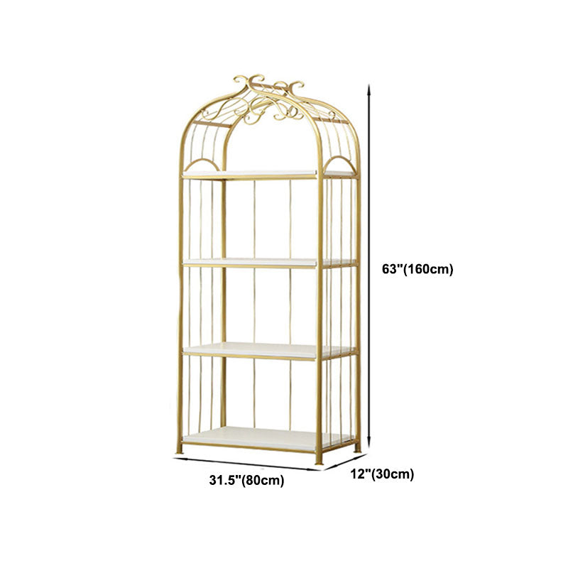 Metal Bookshelf Modern Etagere Bookcase Storage and Display Shelves