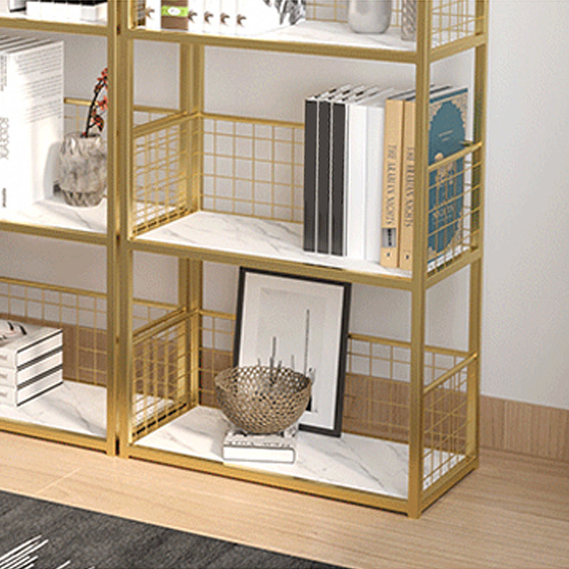 Open Back Bookshelf Scandinavian Rectangle Standard Bookcase