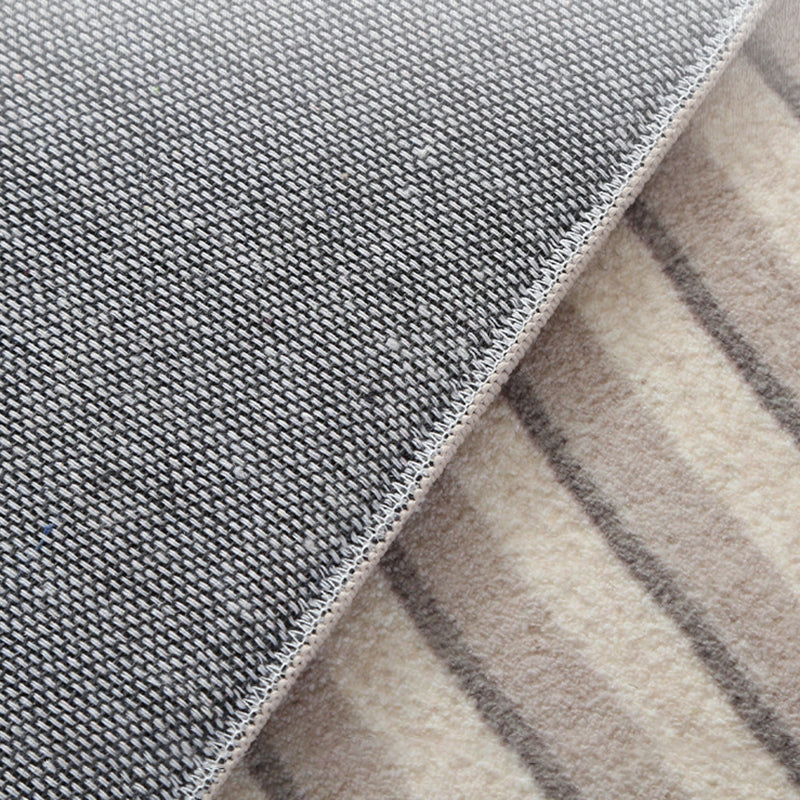 Simplicity Carpet Contemporary Polyester Rug Washable Indoor Rug for Home Decor