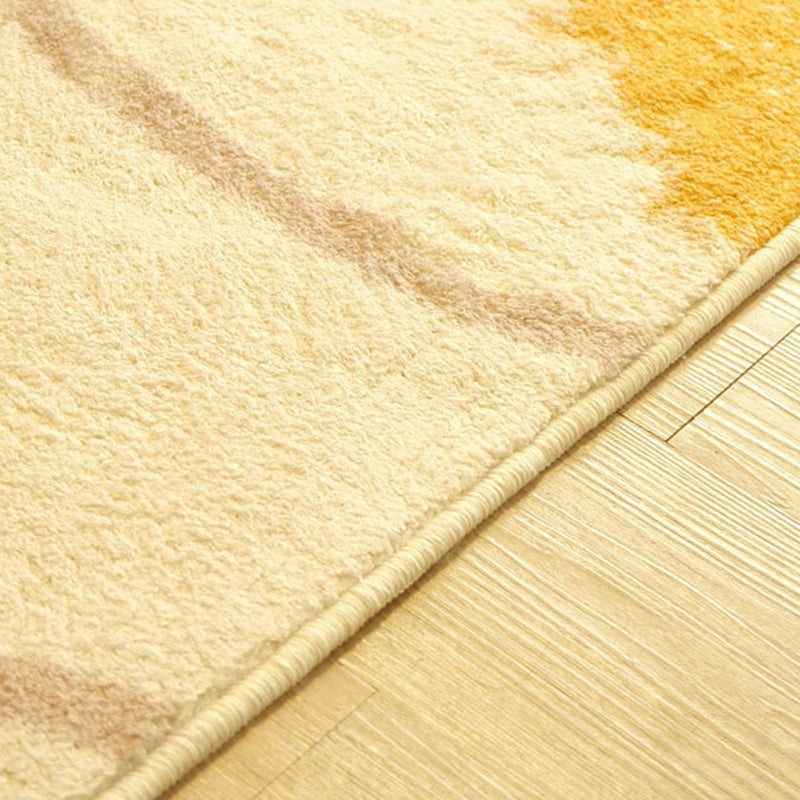 White Color Lump Carpet Polyester Casual Carpet Washable Carpet for Drawing Room