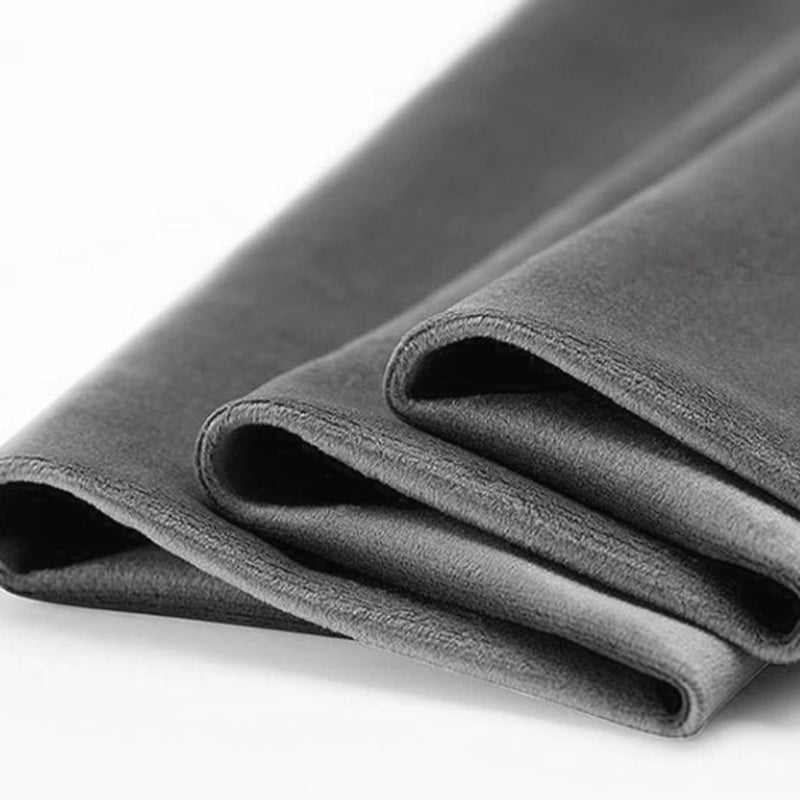 Gorgeous Round Ottoman Solid Color Stain Resistant Velvet Ottoman Stool