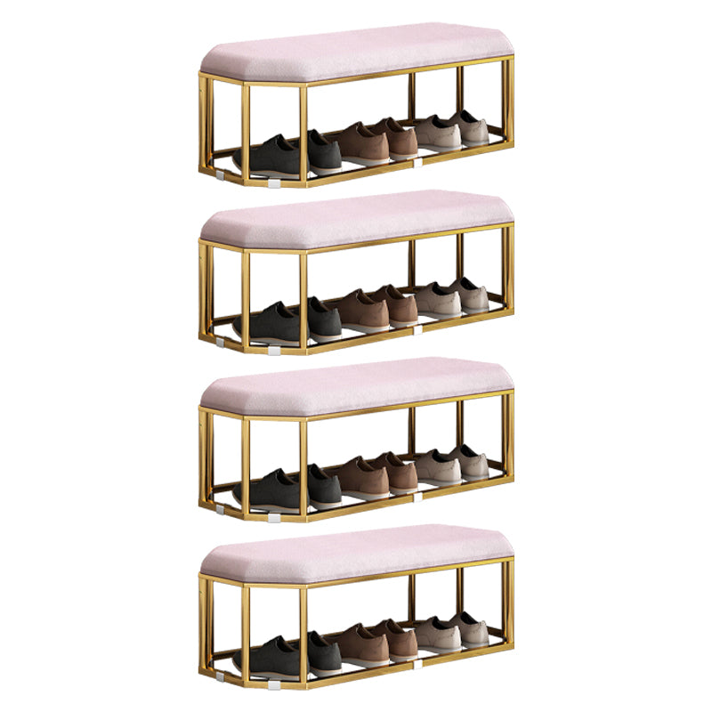 Velvet Specialty Storage Ottomans Standard Plain Glam Style Fade Resistant Ottoman