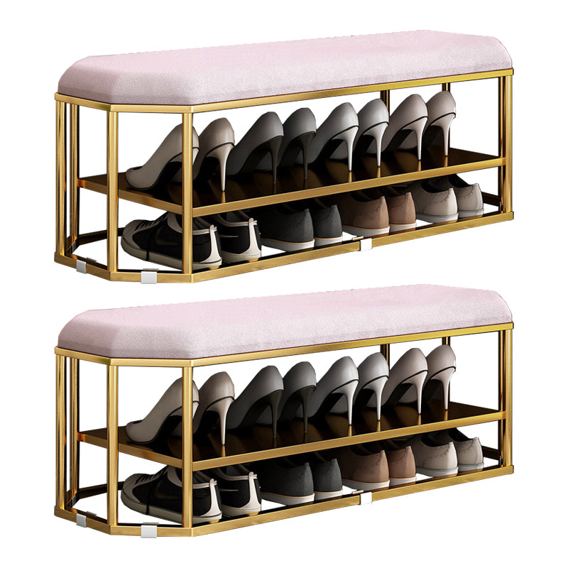 Velvet Specialty Storage Ottomans Standard Plain Glam Style Fade Resistant Ottoman