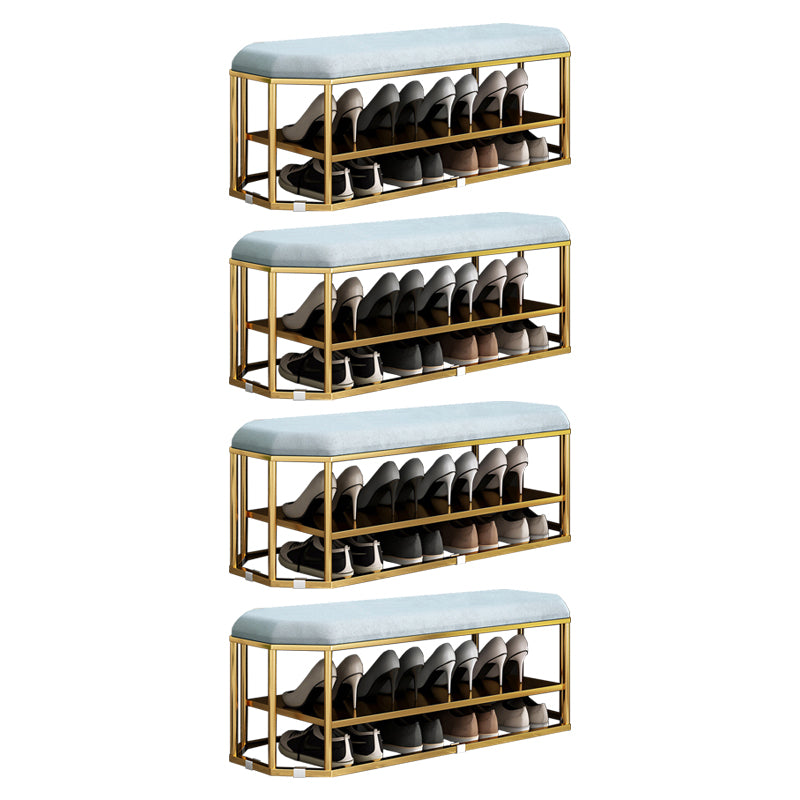 Velvet Specialty Storage Ottomans Standard Plain Glam Style Fade Resistant Ottoman