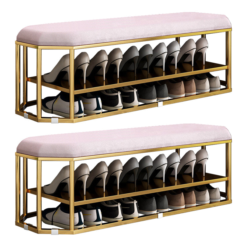 Velvet Specialty Storage Ottomans Standard Plain Glam Style Fade Resistant Ottoman