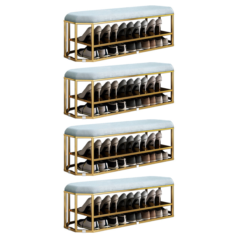 Velvet Specialty Storage Ottomans Standard Plain Glam Style Fade Resistant Ottoman