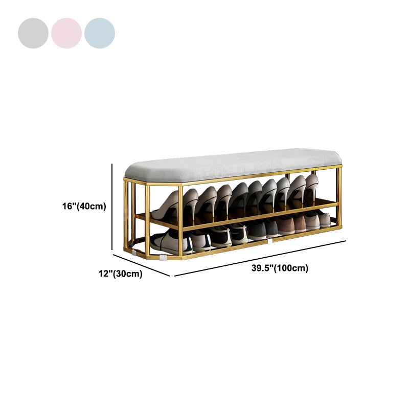 Velvet Specialty Storage Ottomans Standard Plain Glam Style Fade Resistant Ottoman