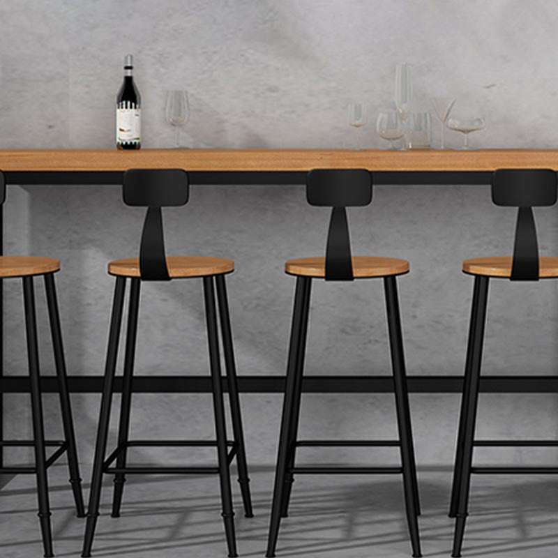 Solid Wood Pub Dining Set 1/2/5/9 Pieces Rectangle Indoor Glam Counter Height Set