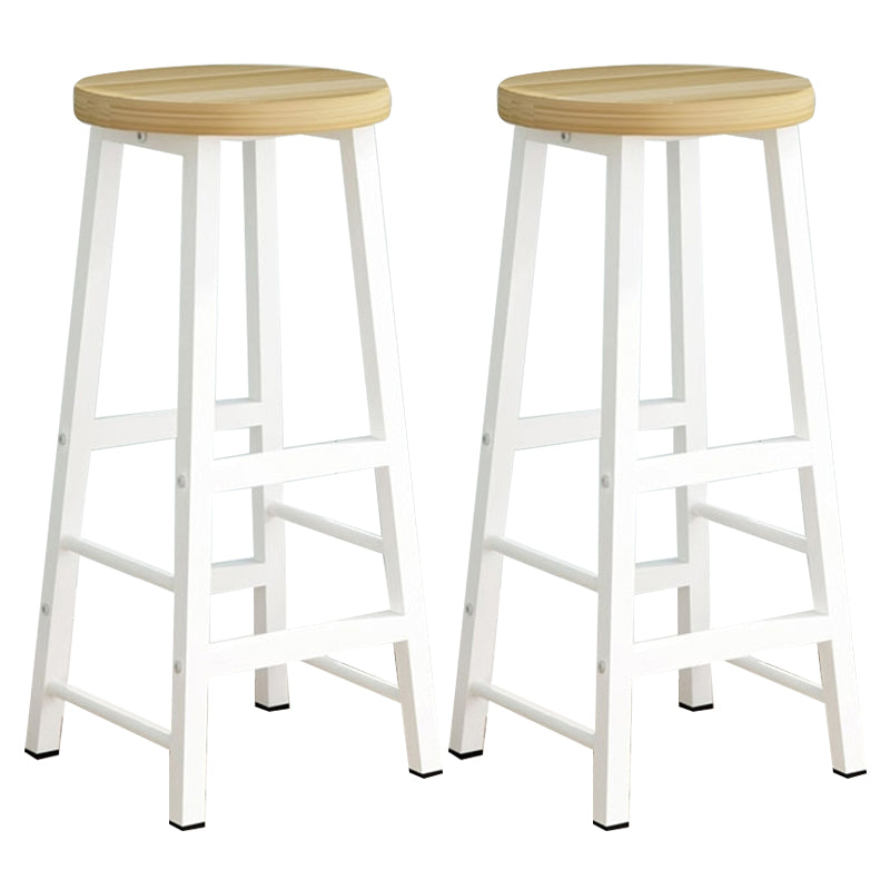 Industrial Rectangle Bar Table Set 1/2/3 Pieces Natural Colour Wood Counter Table