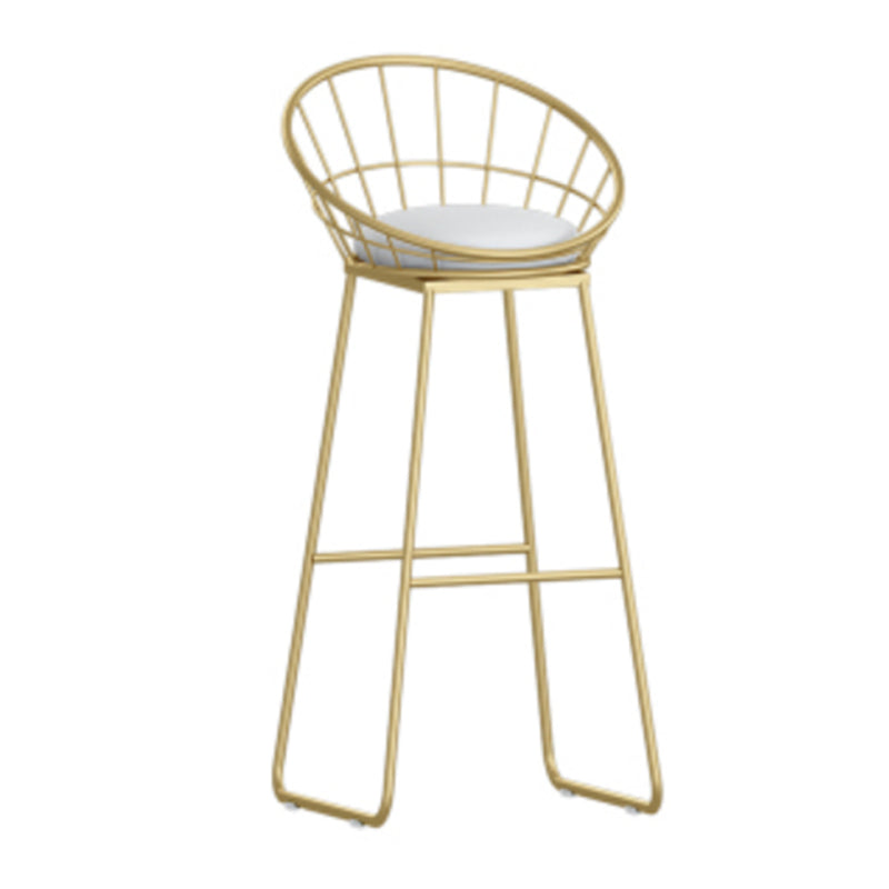 White and Gold Pub Table Set 1/2/3 Pieces Modern Indoor Table and Stools