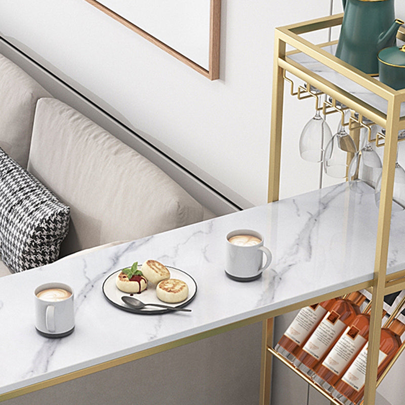 Free Form Bar Set 1/2/3 Pcs Stone and Iron Bar Table with Armless Bar Stools