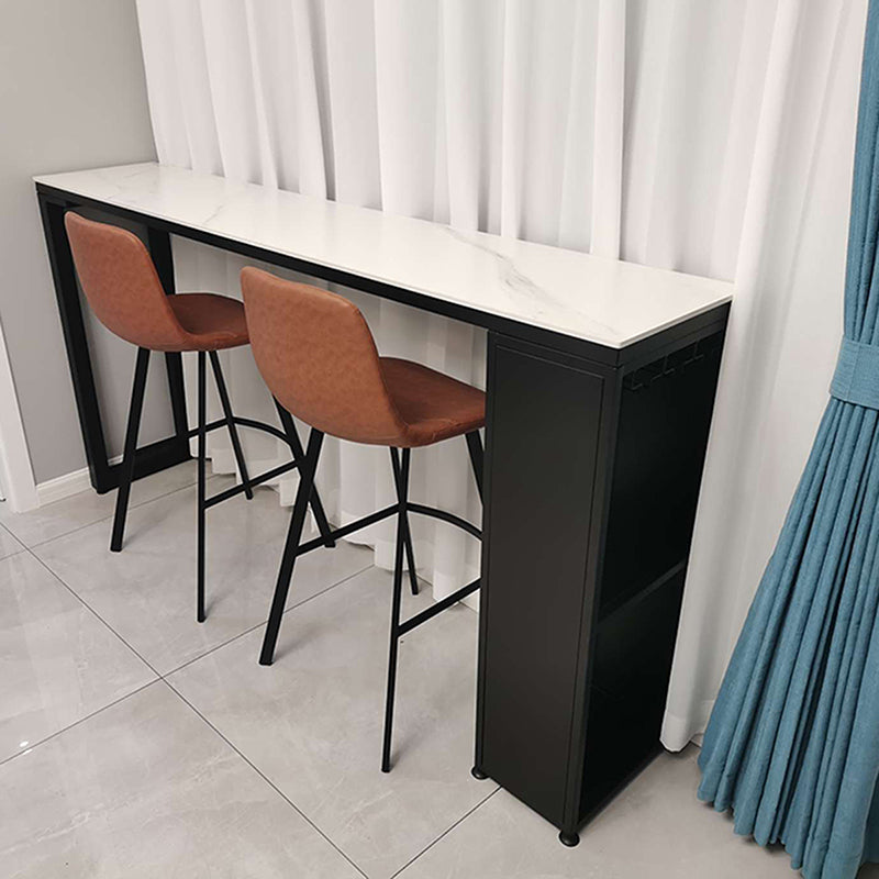 Indoor 1/2/3 Pieces Pub Dining Set Industrial Table and Stool Set with Storage