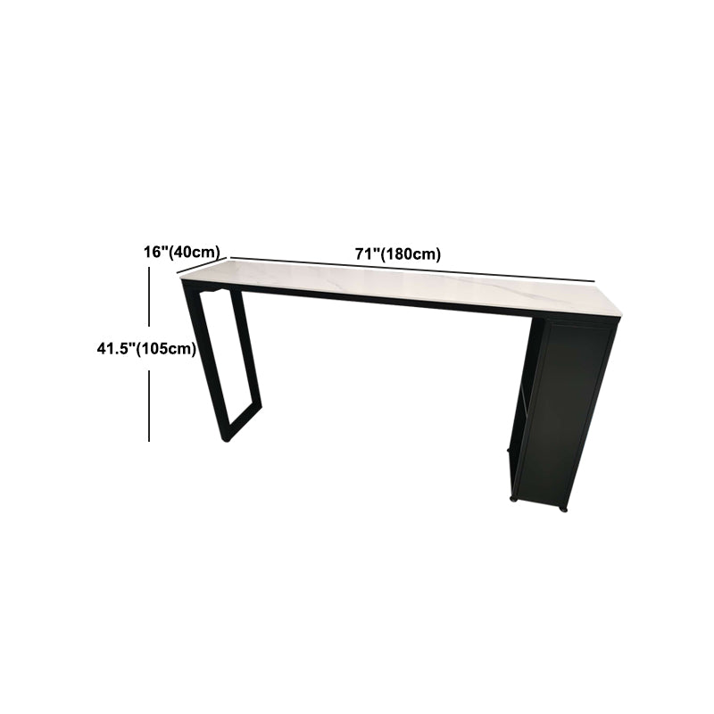 Indoor 1/2/3 Pieces Pub Dining Set Industrial Table and Stool Set with Storage